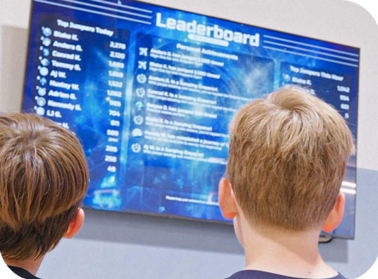 Live Intelliplay leaderboard displaying guest scores at Do The Beach